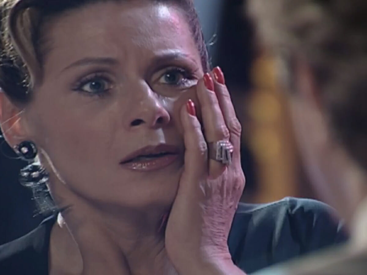 Yvete (Vera Fischer) e Leônidas (Reginaldo Faria) em O Clone