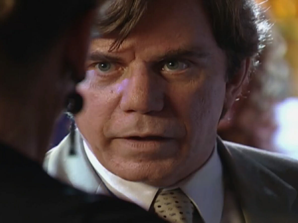 Yvete (Vera Fischer) e Leônidas (Reginaldo Faria) em O Clone