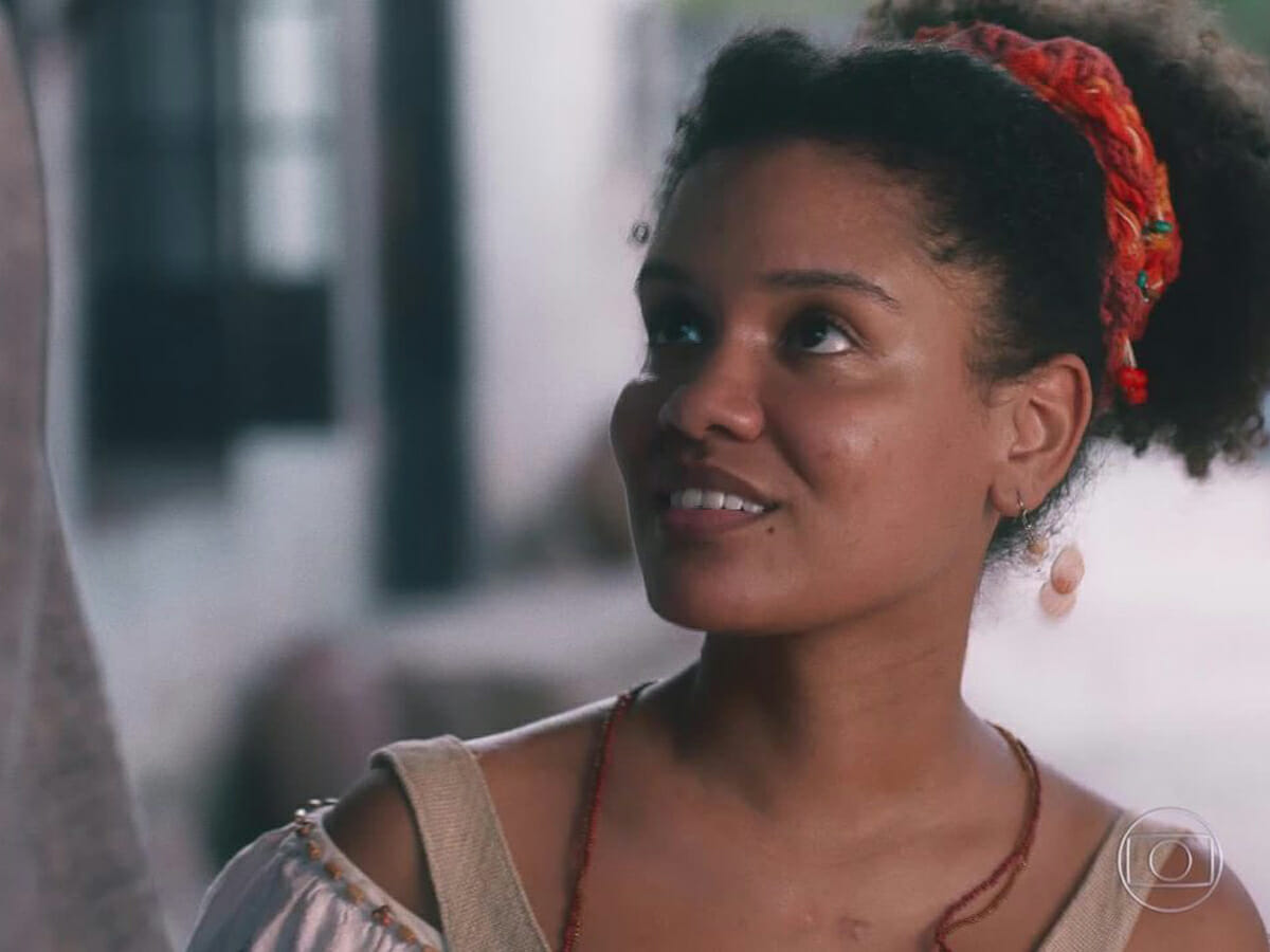 Zayla (Heslaine Vieira) em Nos Tempos do Imperador