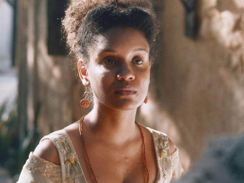 Zayla (Heslaine Vieira) em Nos Tempos do Imperador