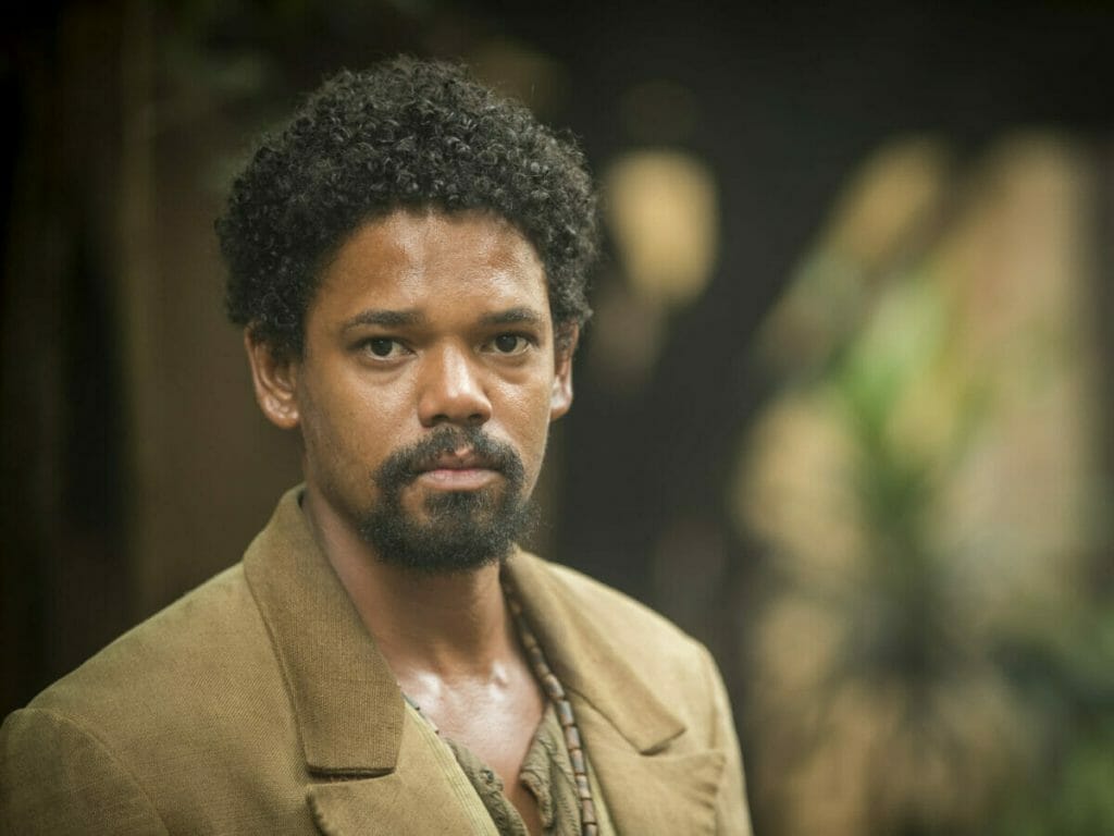 Jorge / Samuel (Michel Gomes) de Nos Tempos do Imperador (Globo/Divulgação)