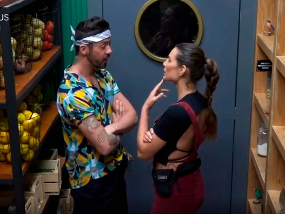 Rico Melquiades e Dayane Mello em A Fazenda 13