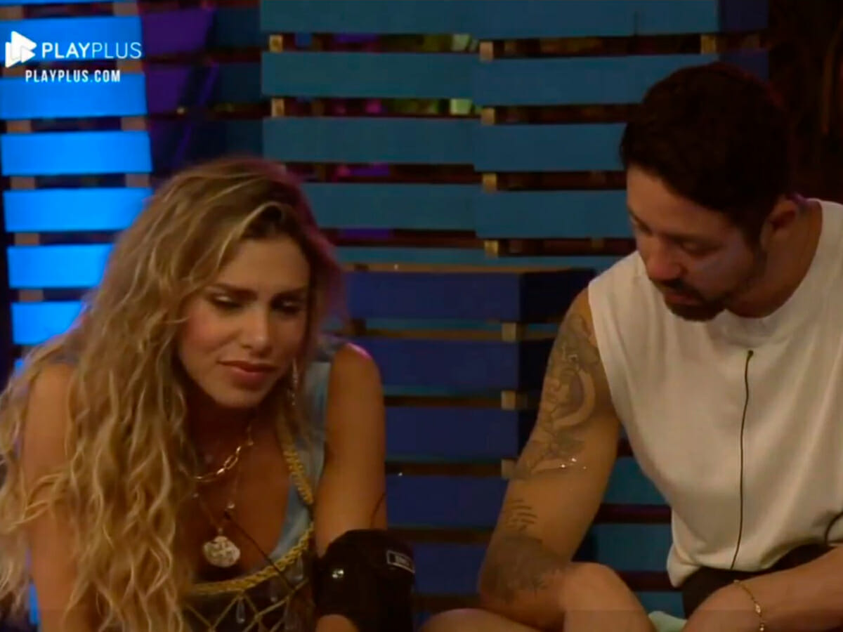 Erika Schneider e Rico Melquiades em A Fazenda 13