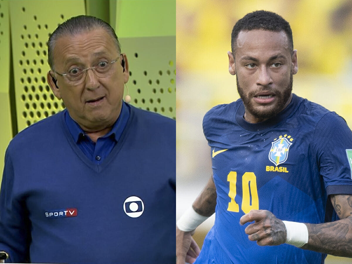 Galvão Bueno e Neymar