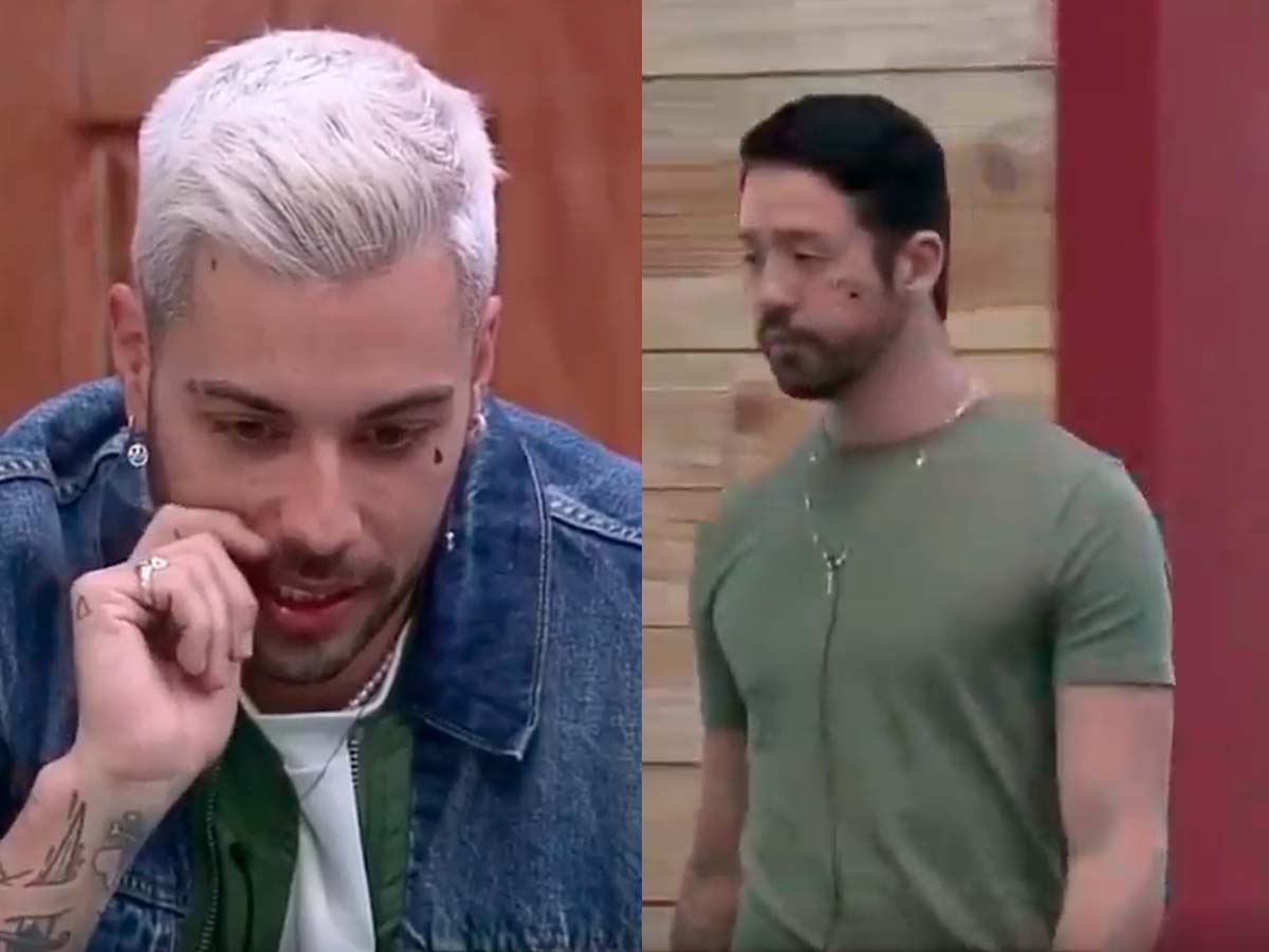 Gui Araujo e Rico Melquiades discutem em A Fazenda 13