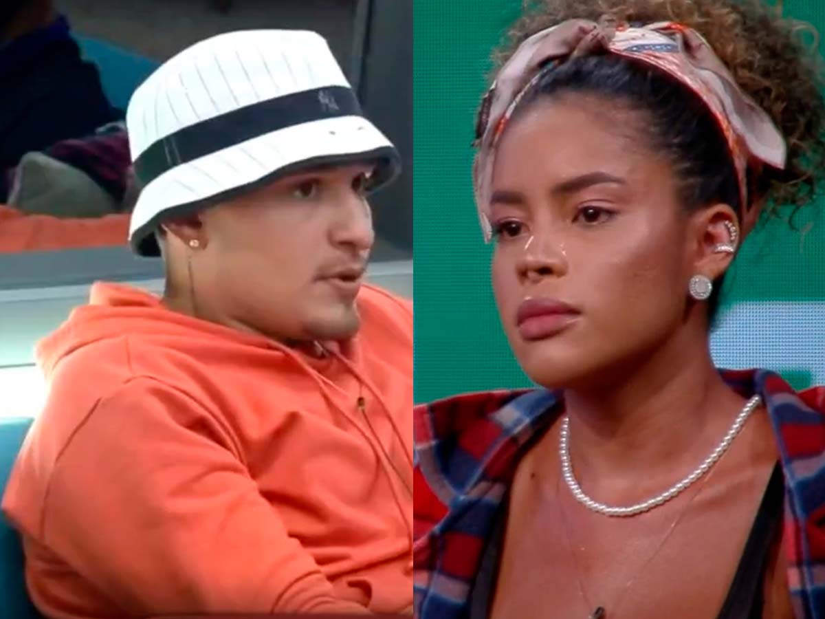 MC Gui e Sthefane Matos discutem após formação de Roça em A Fazenda 13