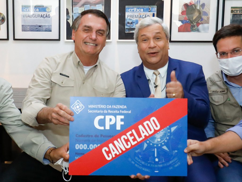 Jair Bolsonaro e Sikêra Jr.