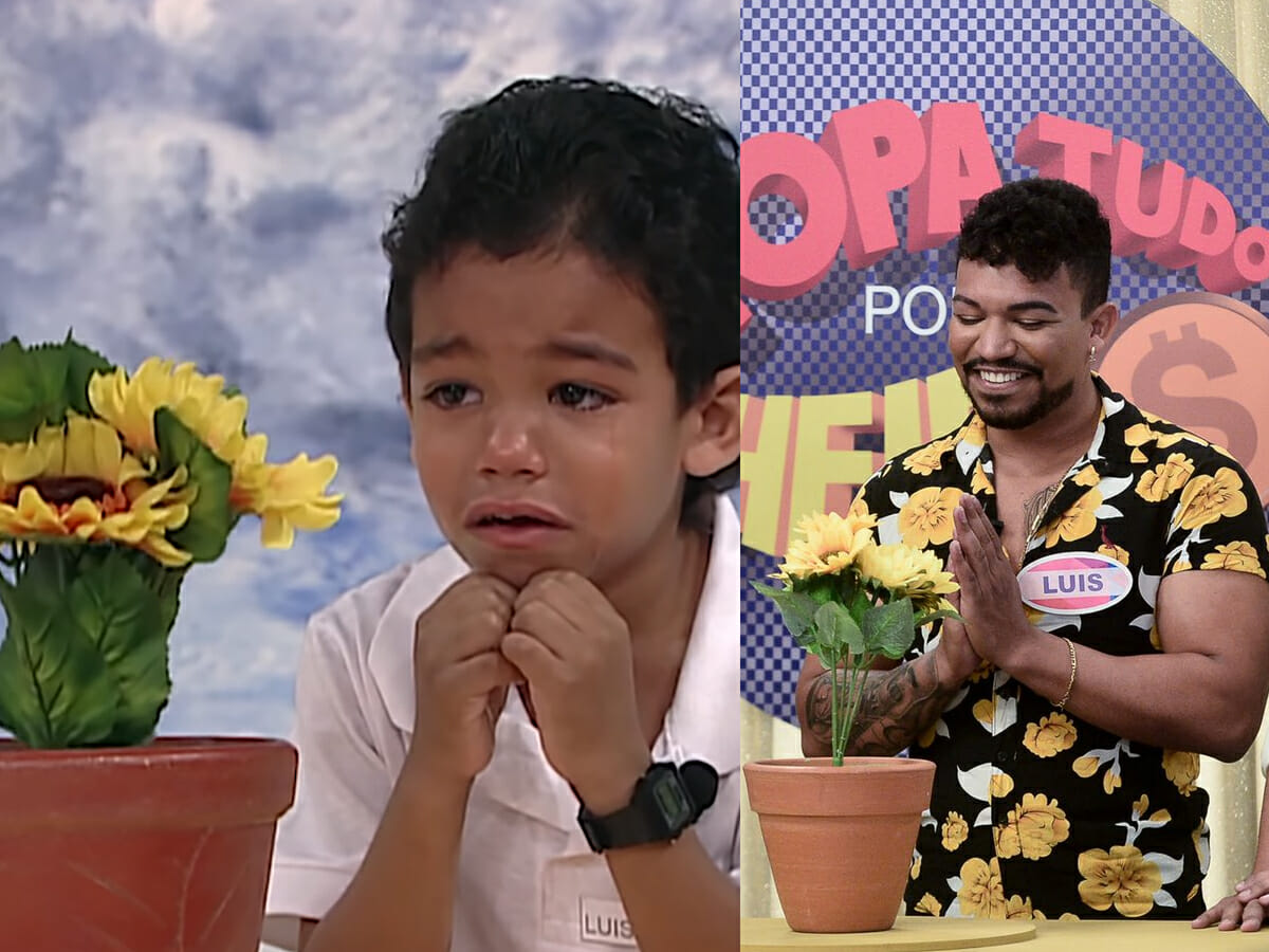 Luis Sales, o menino fã do Raça Negra, volta ao SBT para relembrar pegadinha do Topa Tudo Por Dinheiro