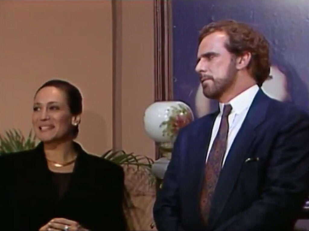 Gilda (Susana Vieira) e Severo (Francisco Cuoco) em O Salvador da Pátria