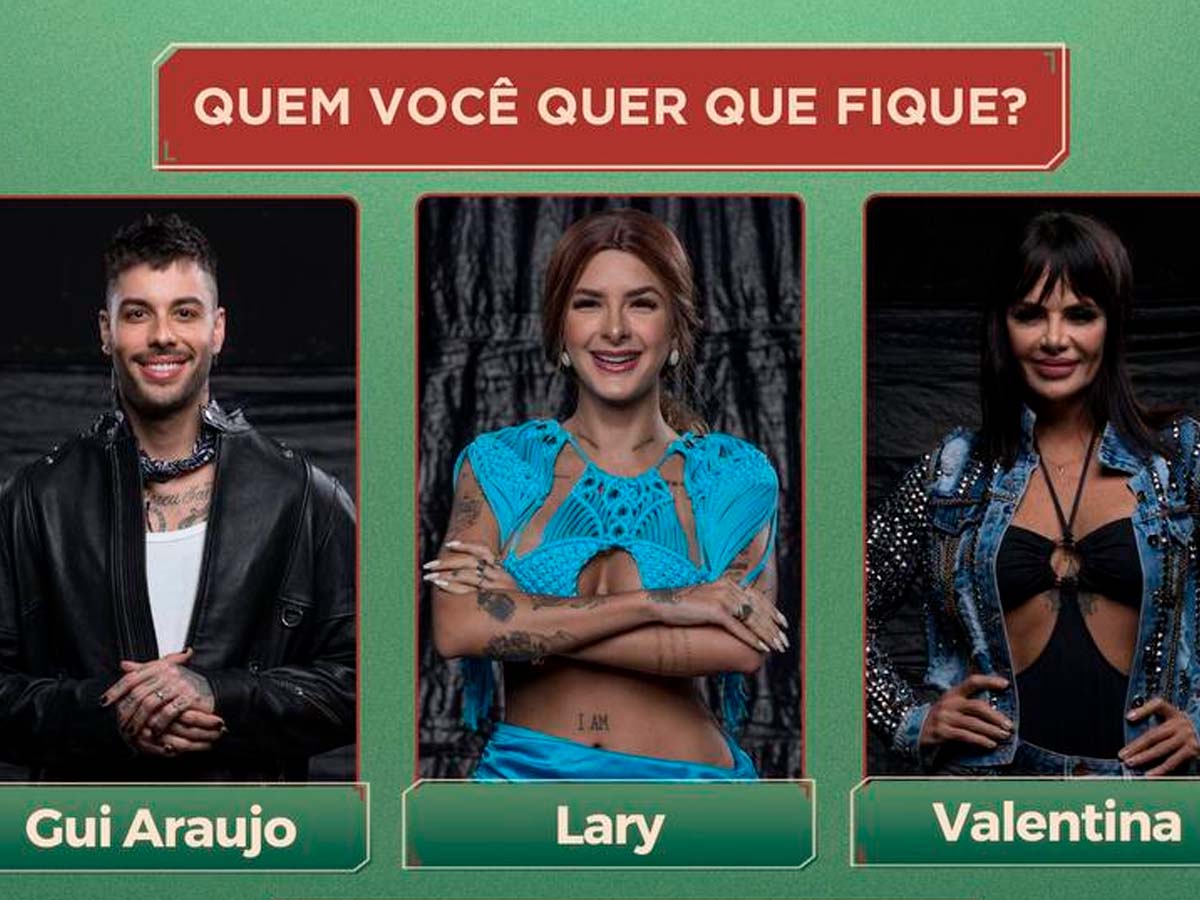 Gui Araujo, Lary Bottino e Valentina Francavilla estão na Roça em A Fazenda 13