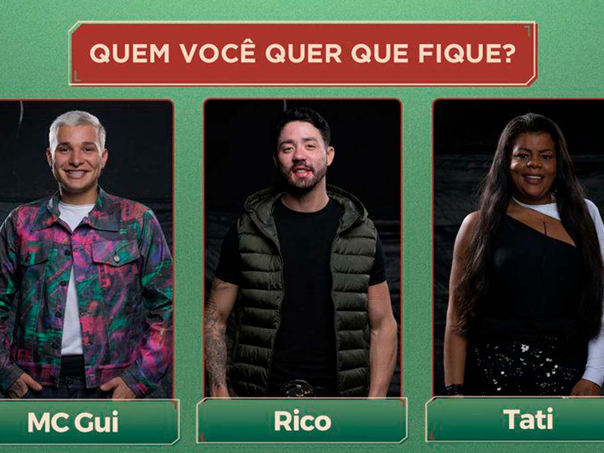 MC Gui, Rico Melquiades e Tati Quebra Barraco em A Fazenda 13