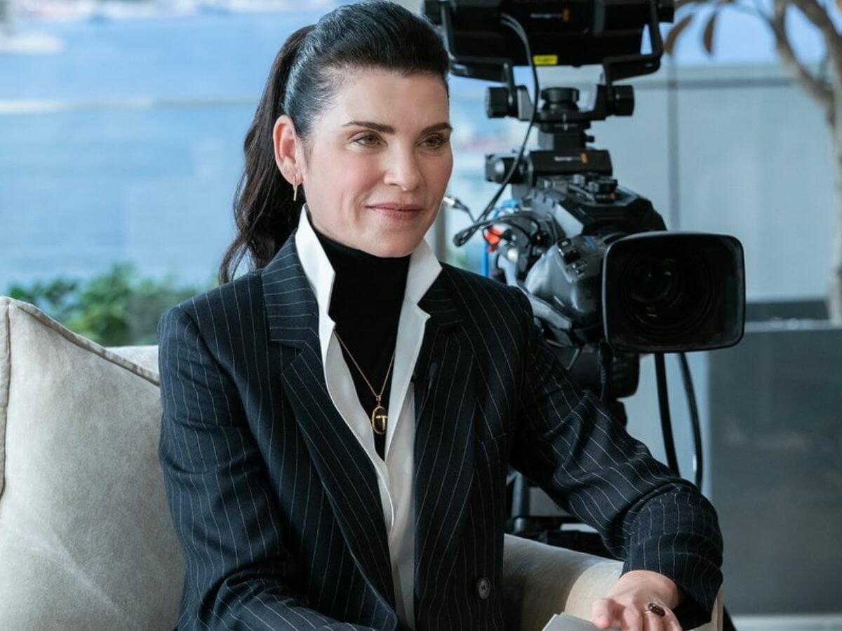 A atriz Julianna Margulies na 2ª temporada de The Morning Show