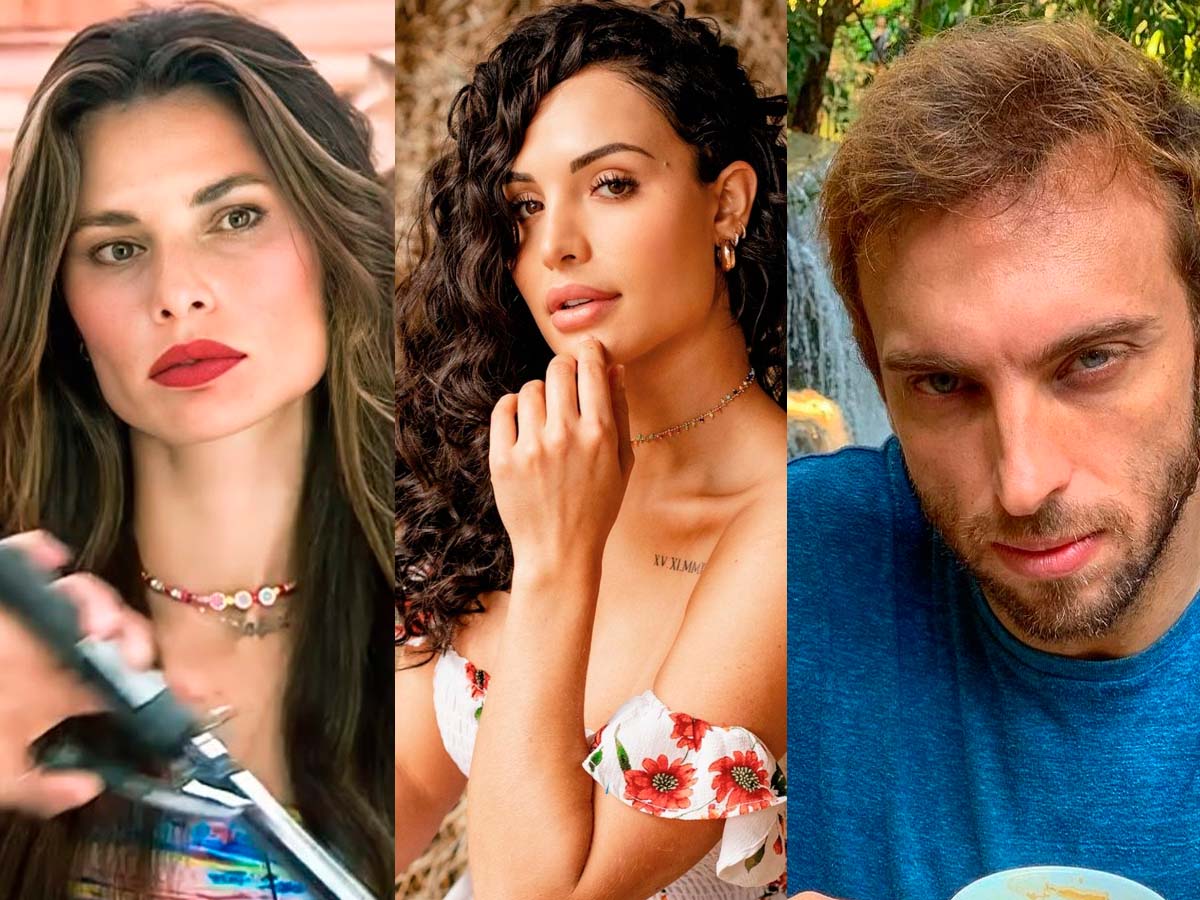 Dayane Mello, Aline Mineiro e Léo Lins