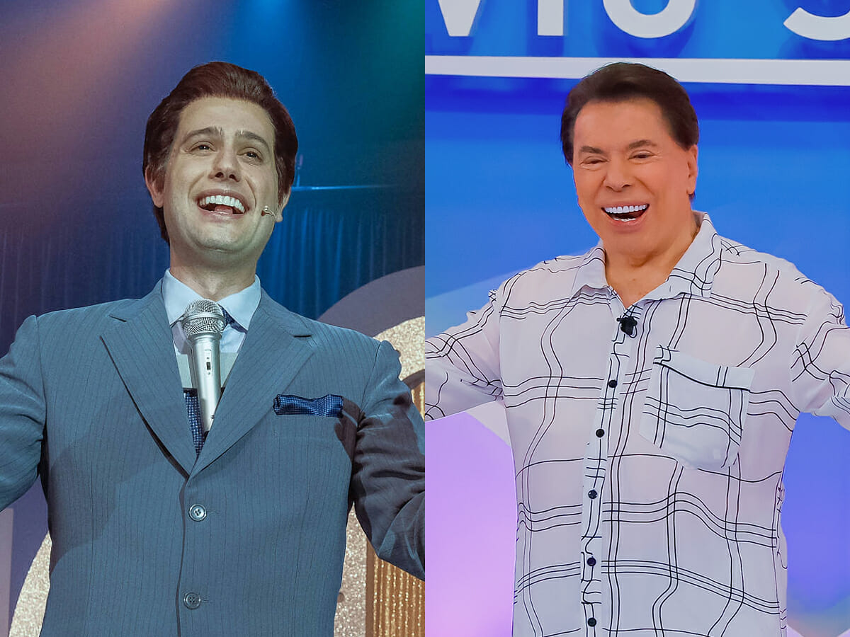 Velson D'Souza e Silvio Santos