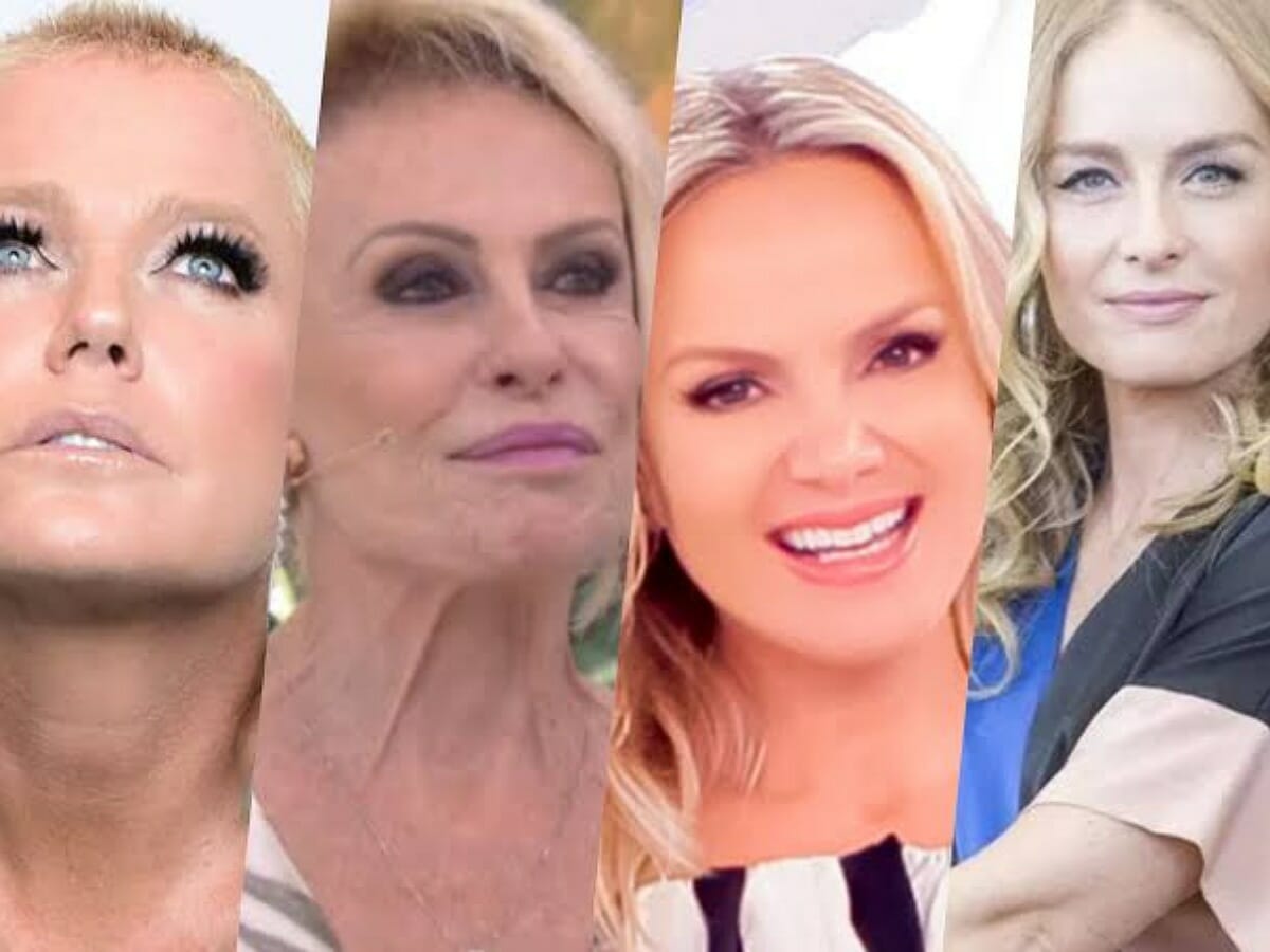 xuxa, ana maria braga, eliana e angelica