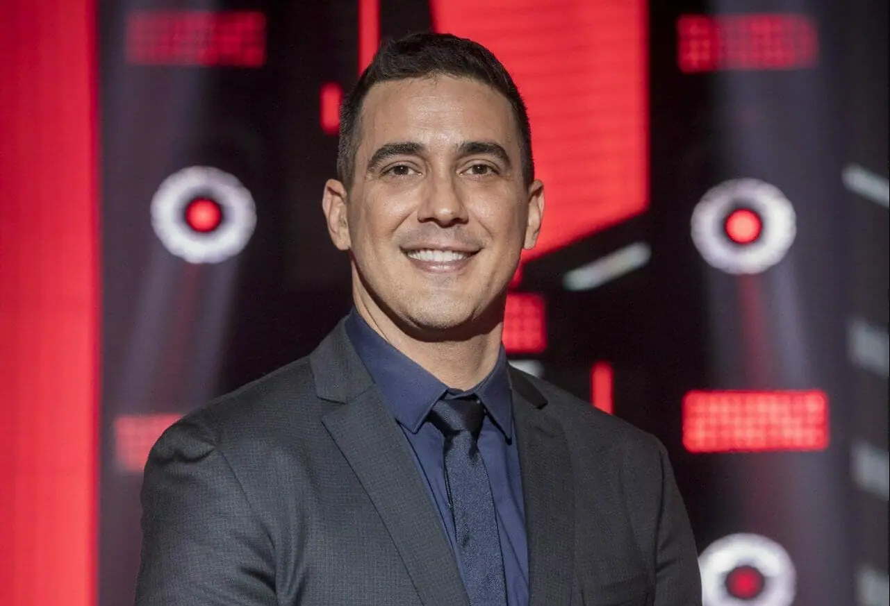 André Marques nos bastidores do The Voice Brasil (Divulgação/TV Globo)