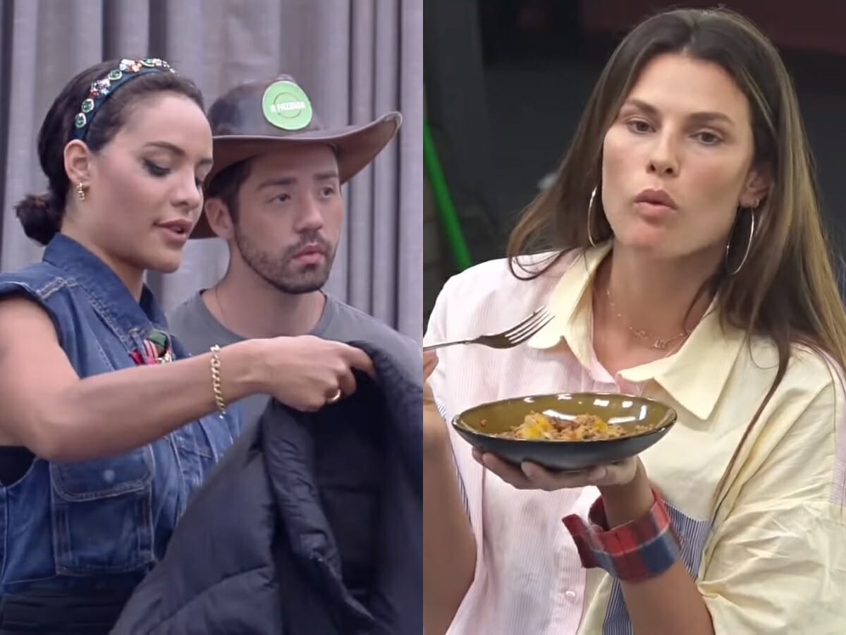 Aline Mineiro, Rico Melquiades e Dayane Mello de A Fazenda 13