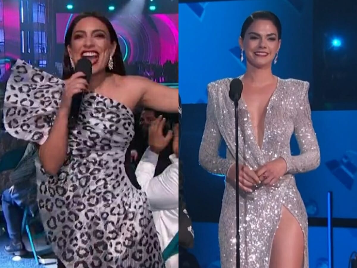 Ana Brenda Contreras e Livia Brito apresentaram o Grammy Latino 2021 (Reprodução: Bis)