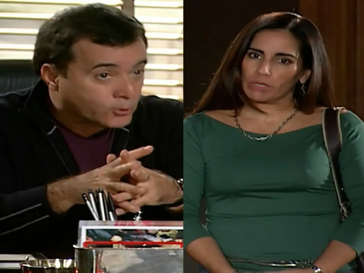 Antenor (Tony Ramos) e Lúcia (Gloria Pires) em Paraíso Tropical (Reprodução)