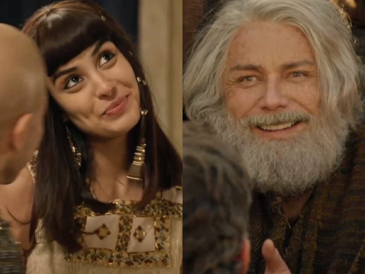 Asenate (Letícia Almeida) e Jacó (Petrônio Gontijo) de Gênesis