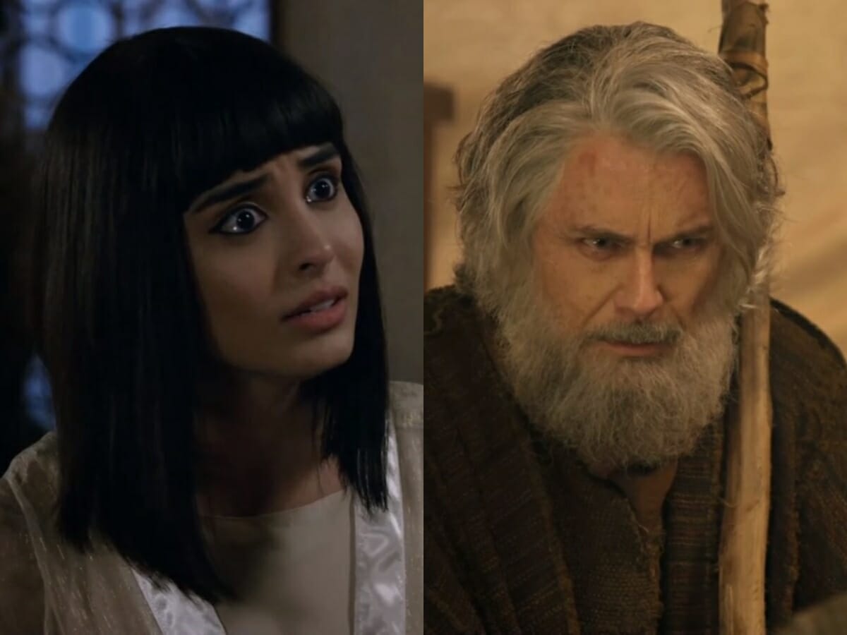 Asenate (Letícia Almeida) e Jacó (Petrônio Gontijo) de Gênesis