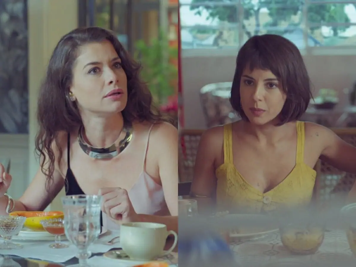 Bárbara (Alinne Moraes) e Lara (Andréia Horta) de Um Lugar ao Sol