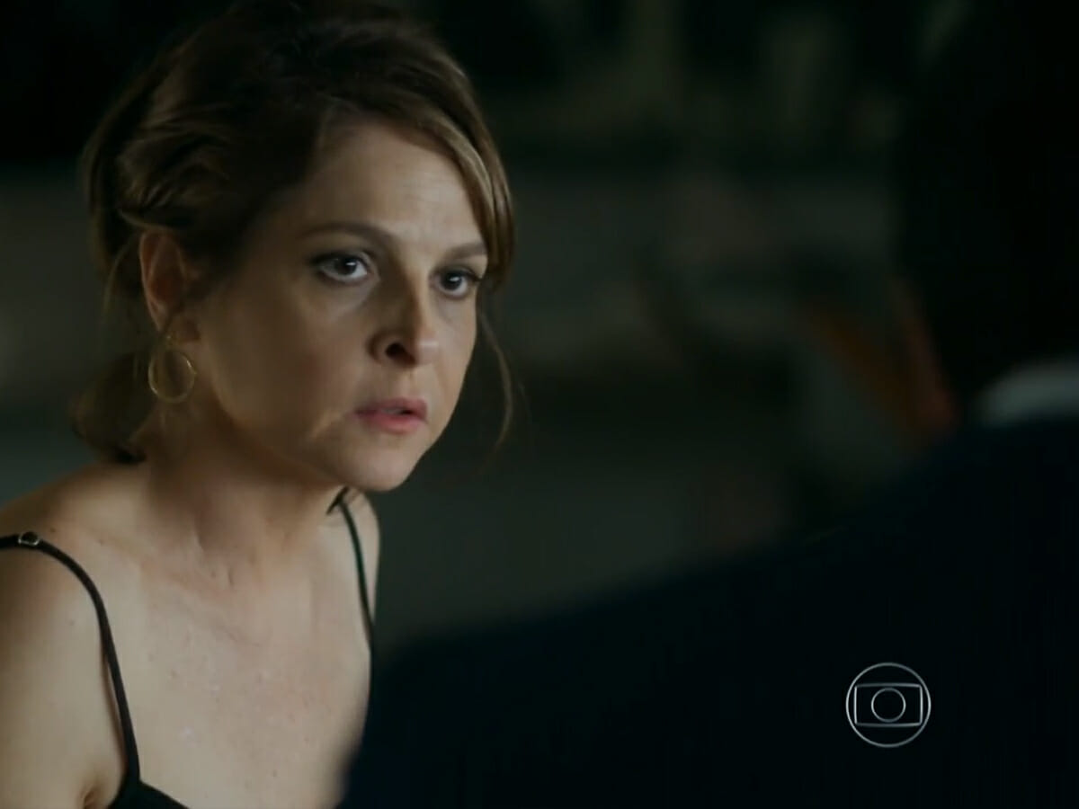 Carolina (Drica Moraes) e Alex (Rodrigo Lombardi) em Verdades Secretas
