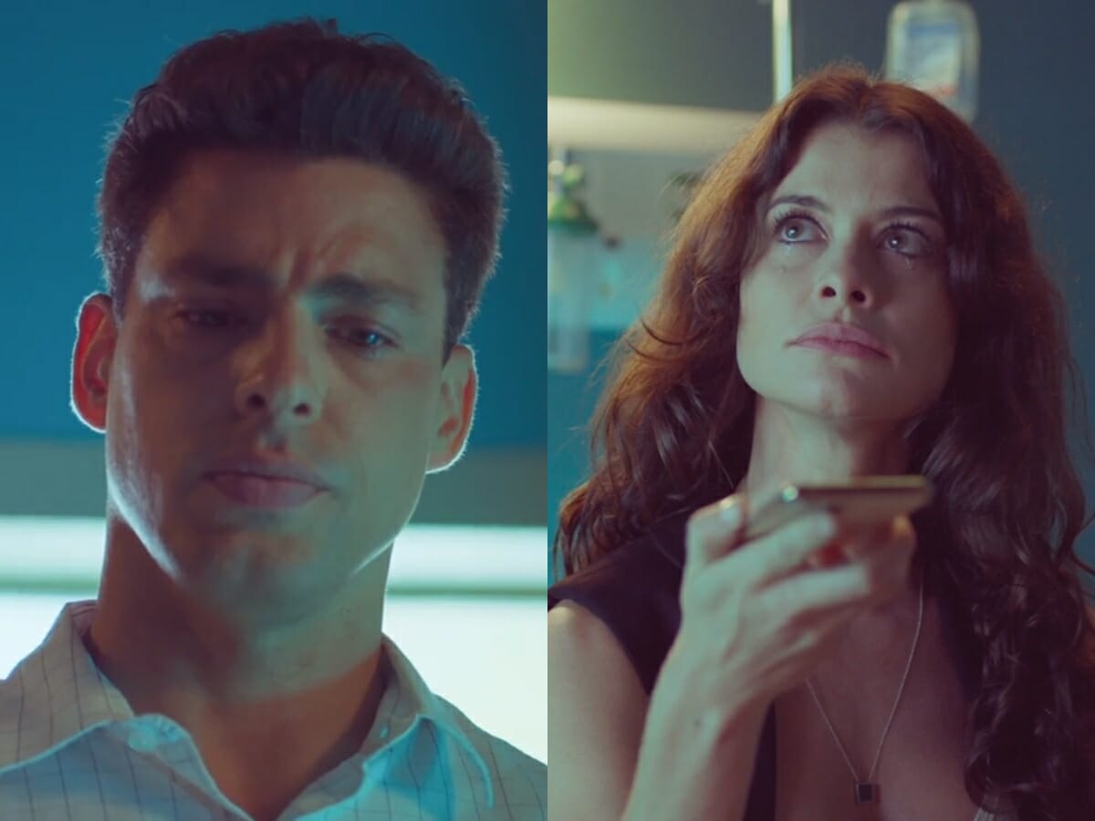 Christian (Cauã Reymond) e Bárbara (Alinne Moraes) de Um Lugar ao Sol