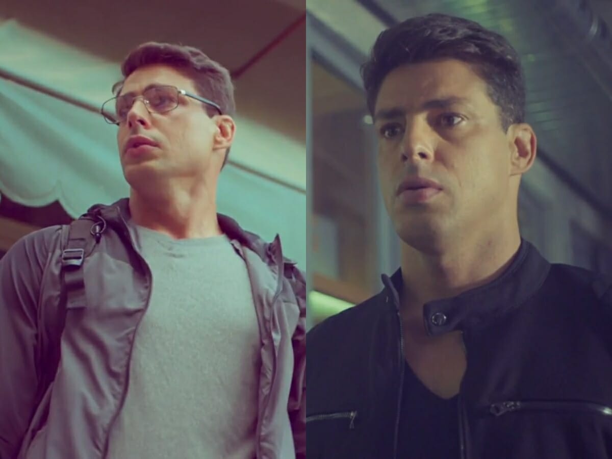 Christian (Cauã Reymond) e Renato (Cauã Reymond) de Um Lugar ao Sol
