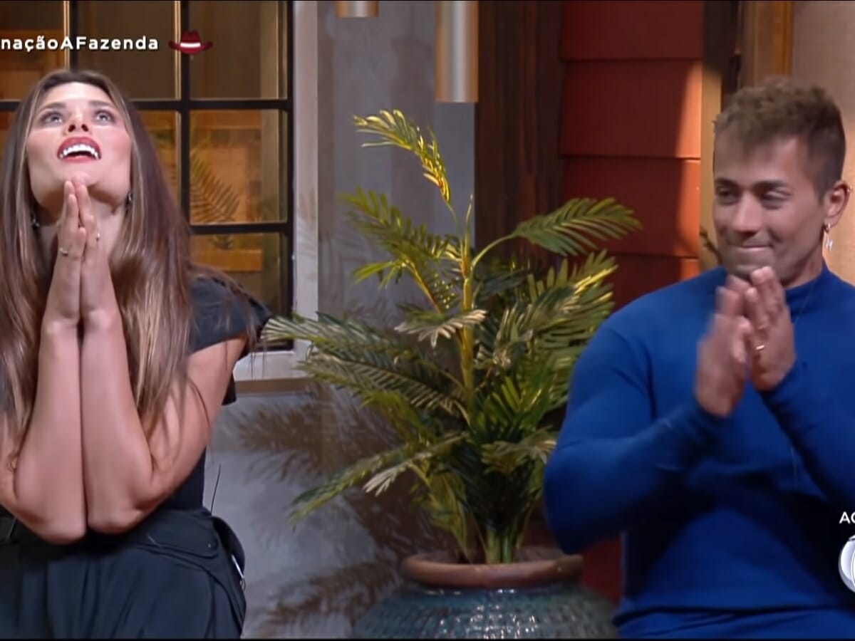 Dayane Mello e Tiago Piquilo em A Fazenda 13