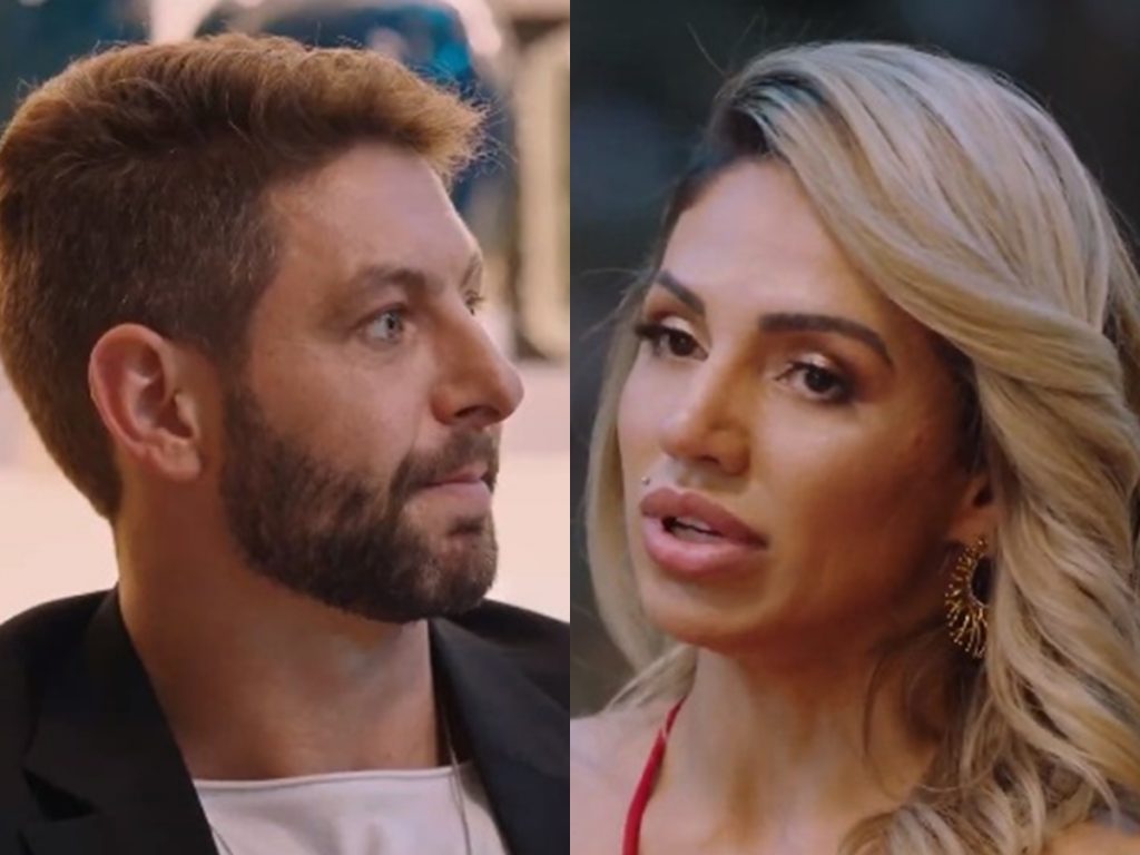 Dayanne Fonseca dá bronca em Rodrigo durante reencontro de participantes do Casamento às Cegas (Reprodução: YouTube)
