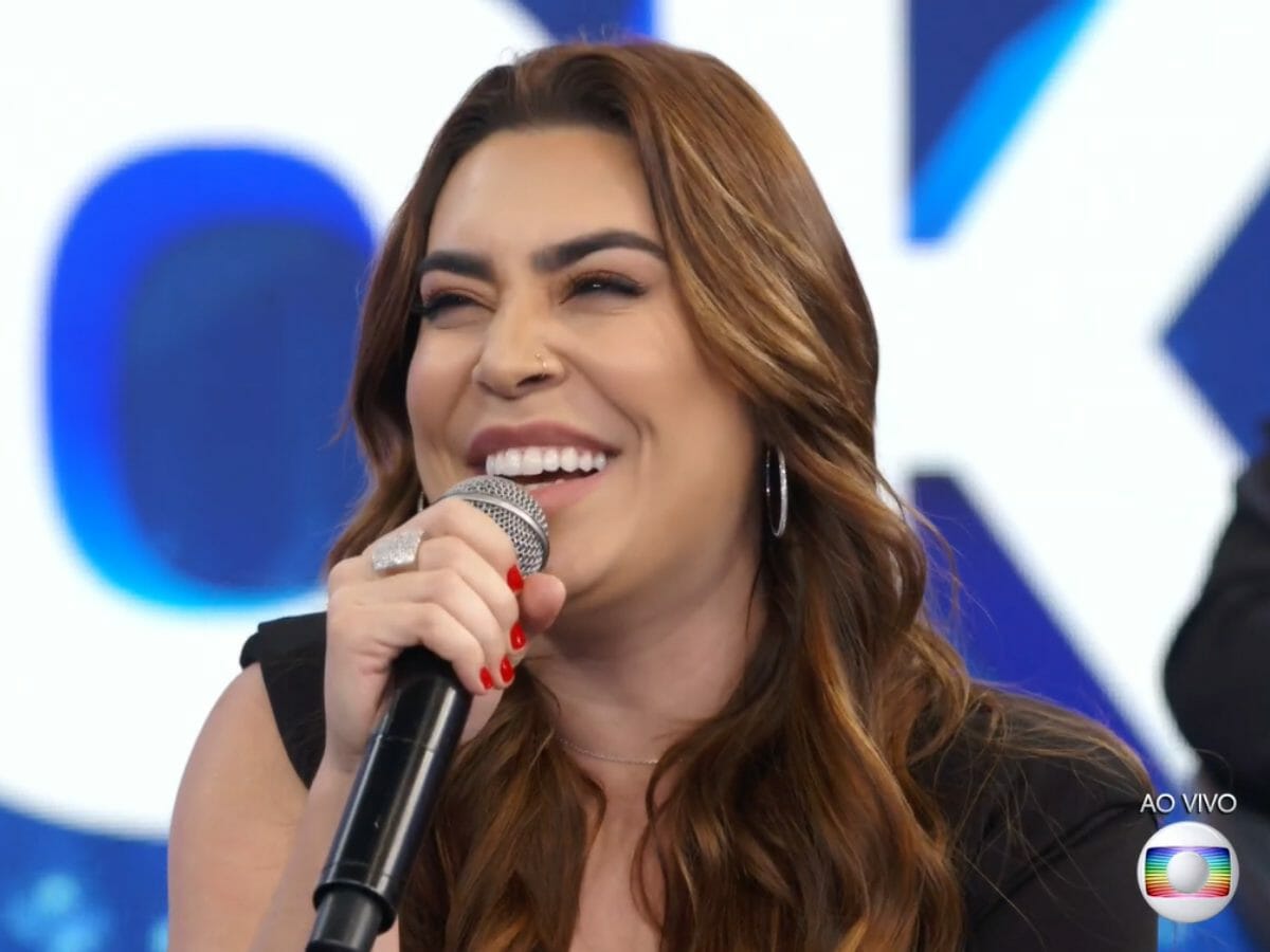 Naiara Azevedo no Domingão com Huck (Reprodução/Globo)