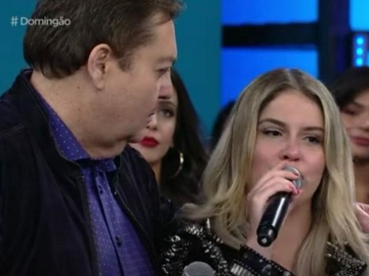 Faustão e Marília Mendonça no Arquivo Confidencial (Reprodução/Globo)