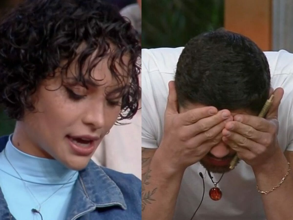 Aline Mineiro e Rico Melquiades em A Fazenda 13 (Reprodução/Record TV)