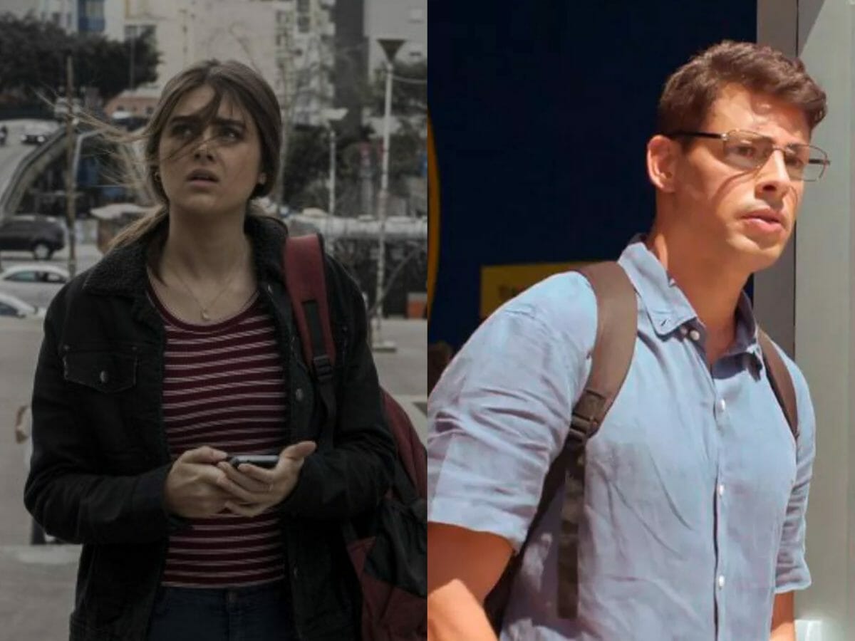 Júlia Byrro em Verdades Secretas 2 e Cauã Reymond na novela Um Lugar ao Sol (Reprodução/Globo)