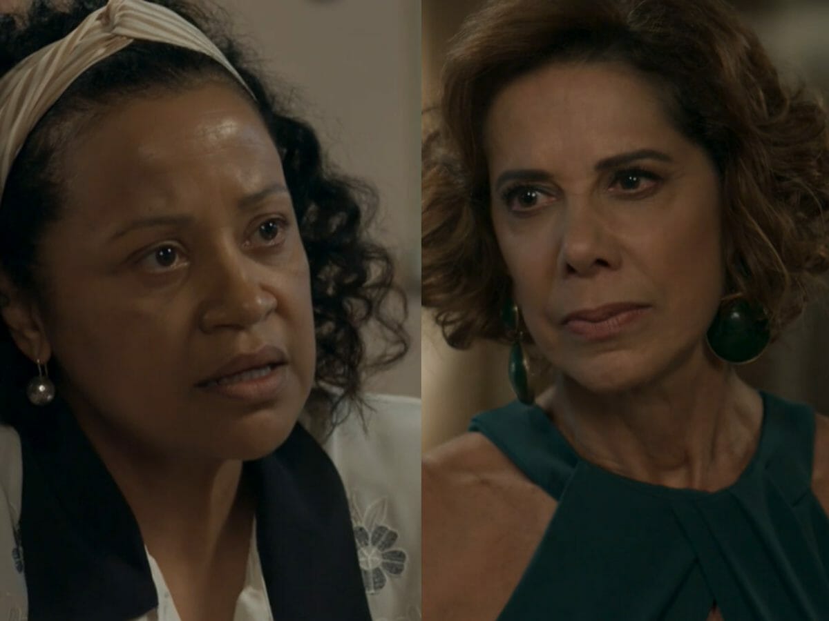 Madalena (Virgínia Rosa) e Lígia (Angela Vieira) em Pega Pega (Reprodução/Globo)