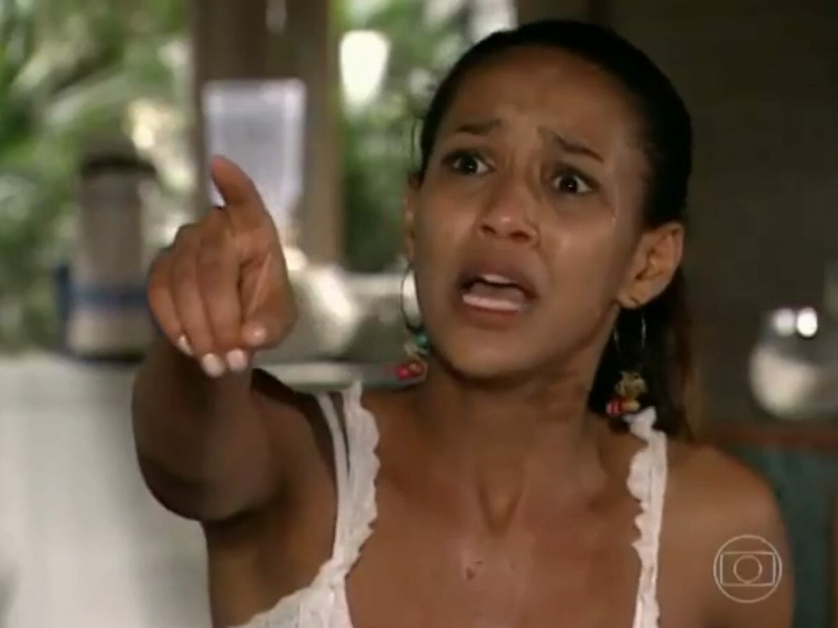 Preta (Taís Araújo) em Da Cor do Pecado (Reprodução/Globo)
