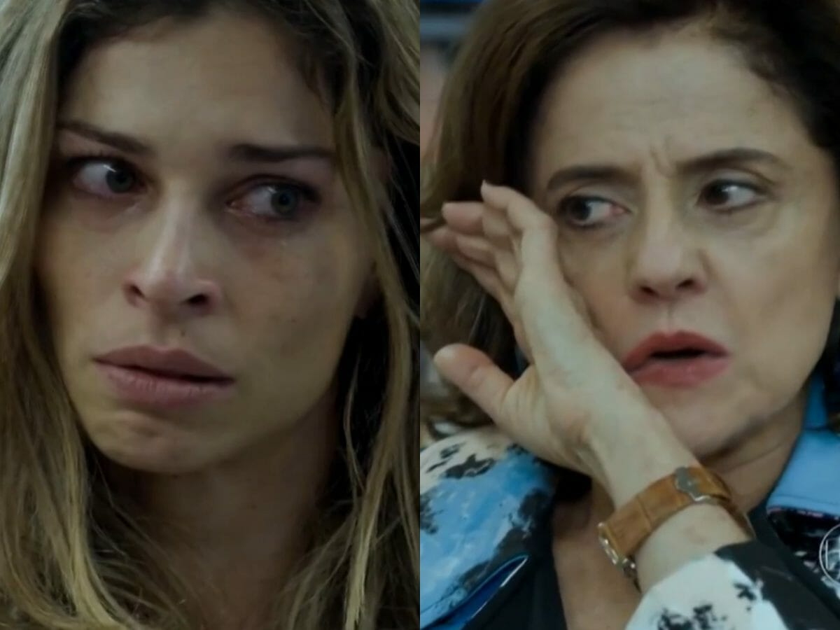 Larissa (Grazi Massafera) e Fanny (Marieta Severo) em Verdades Secretas (Reprodução/Globo)