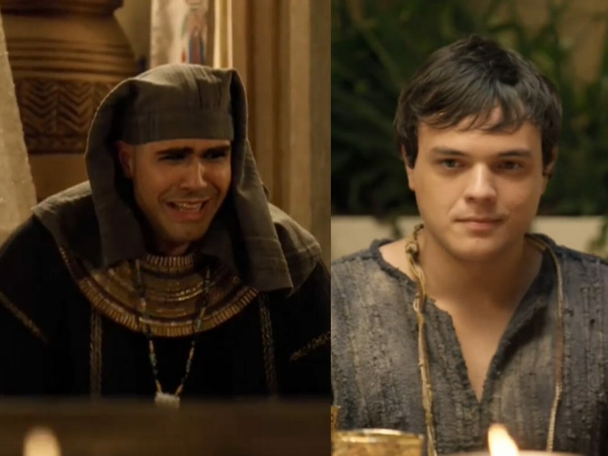 José (Juliano Laham) e Benjamin (Marcus Bessa) em Gênesis (Reprodução/Record TV)