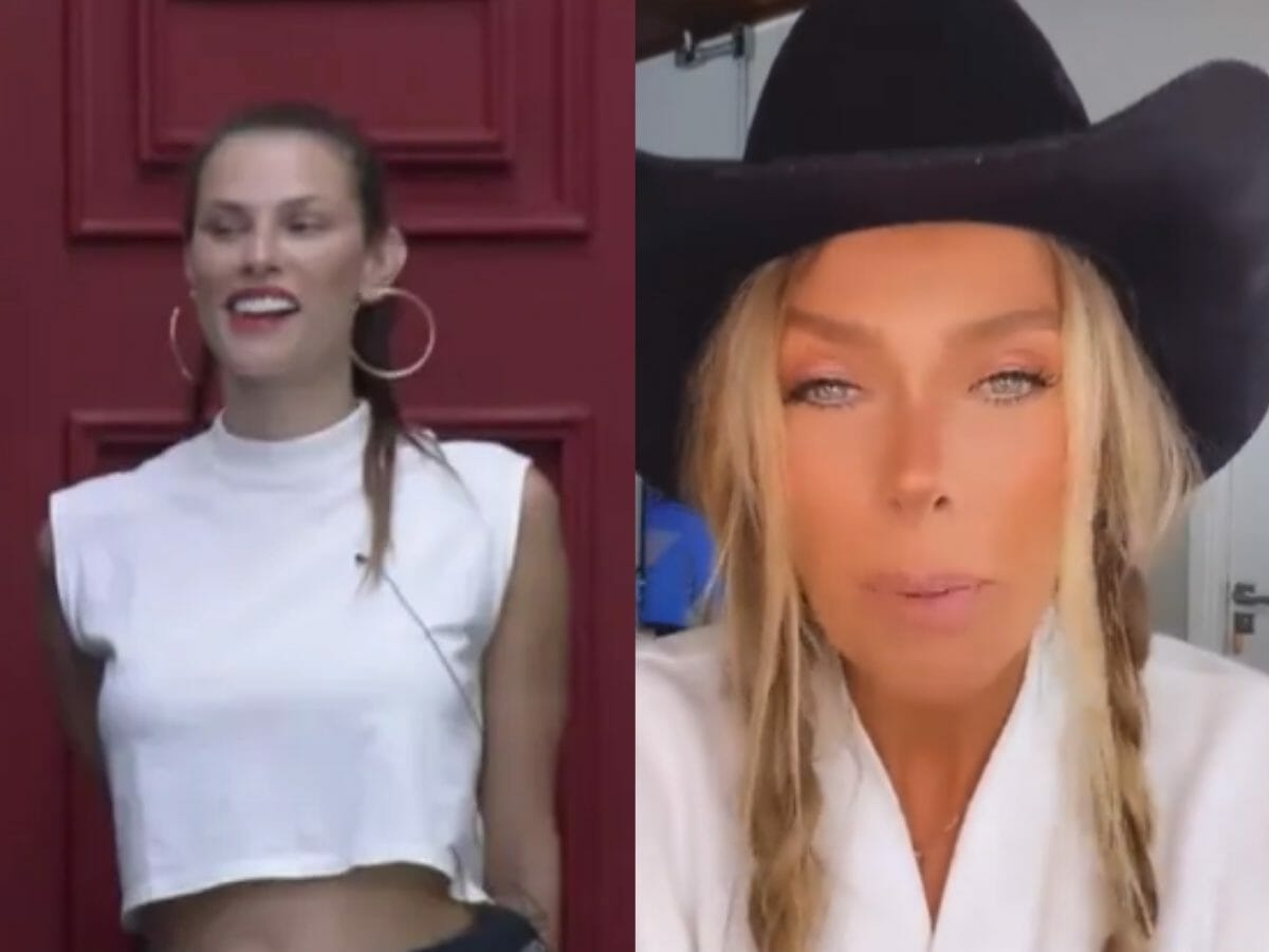 Dayane Mello e Adriane Galisteu em A Fazenda (Reprodução/Record TV)
