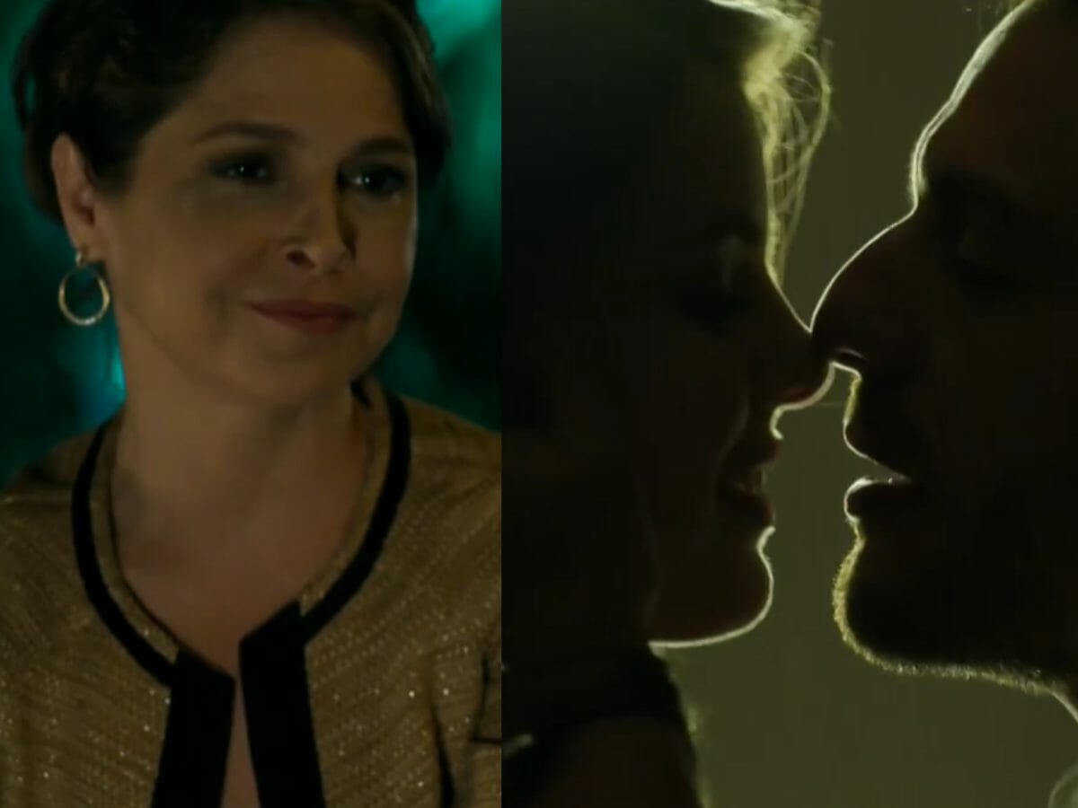 Carolina (Drica Moraes), Angel (Camila Queiroz) e Alex (Rodrigo Lombardi) em Verdades Secretas (Reprodução/Globo)