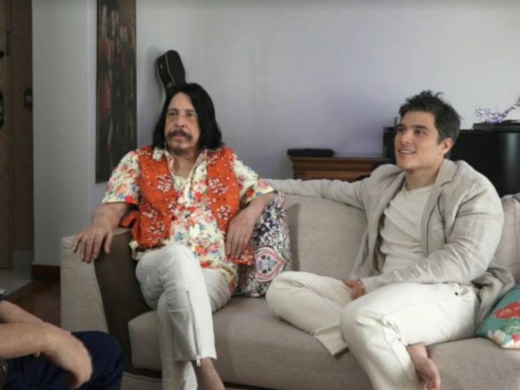 Benito de Paula e Rodrigo Vellozo (Record TV/Divulgação)
