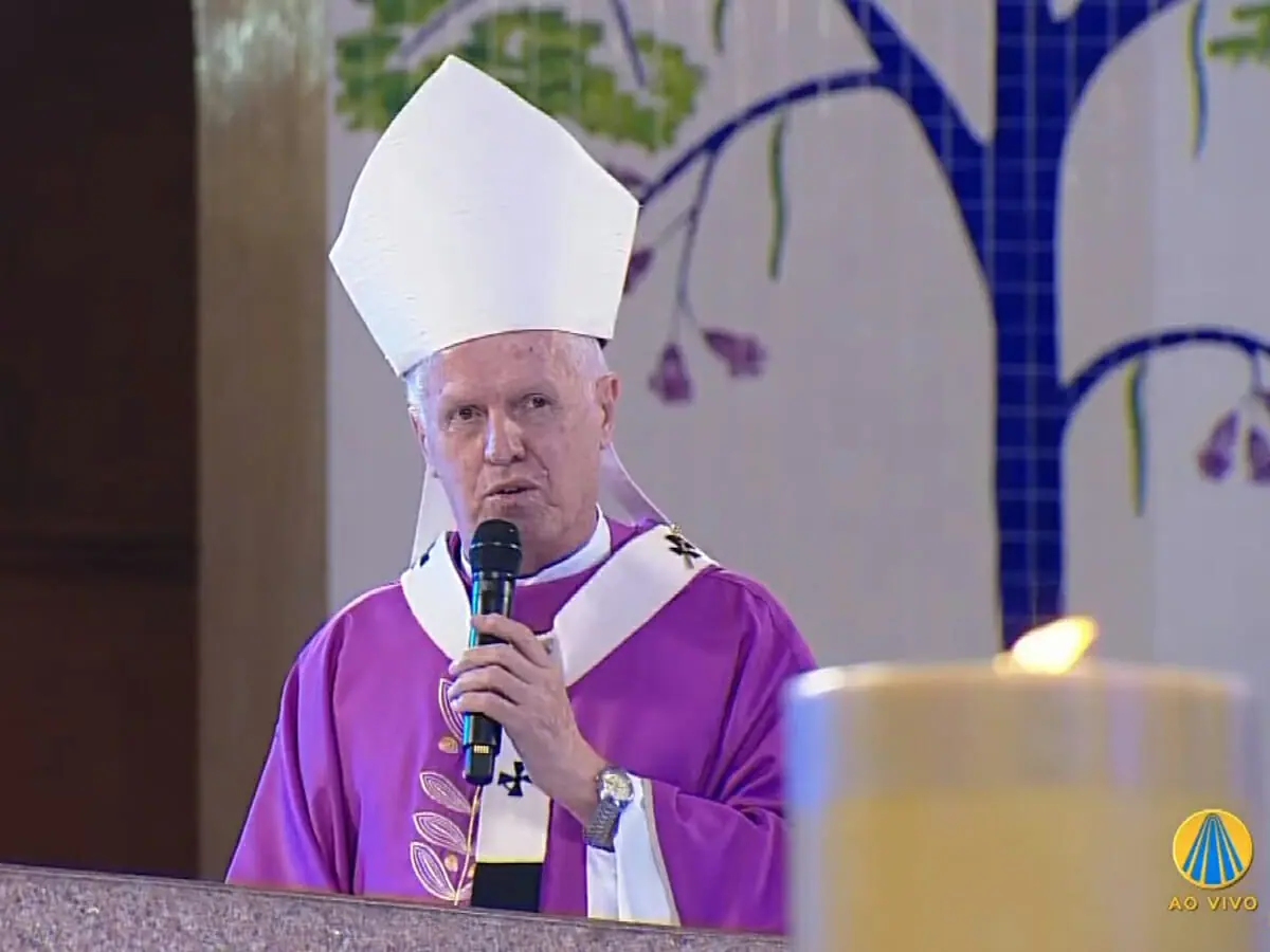 Dom Orlando na missa