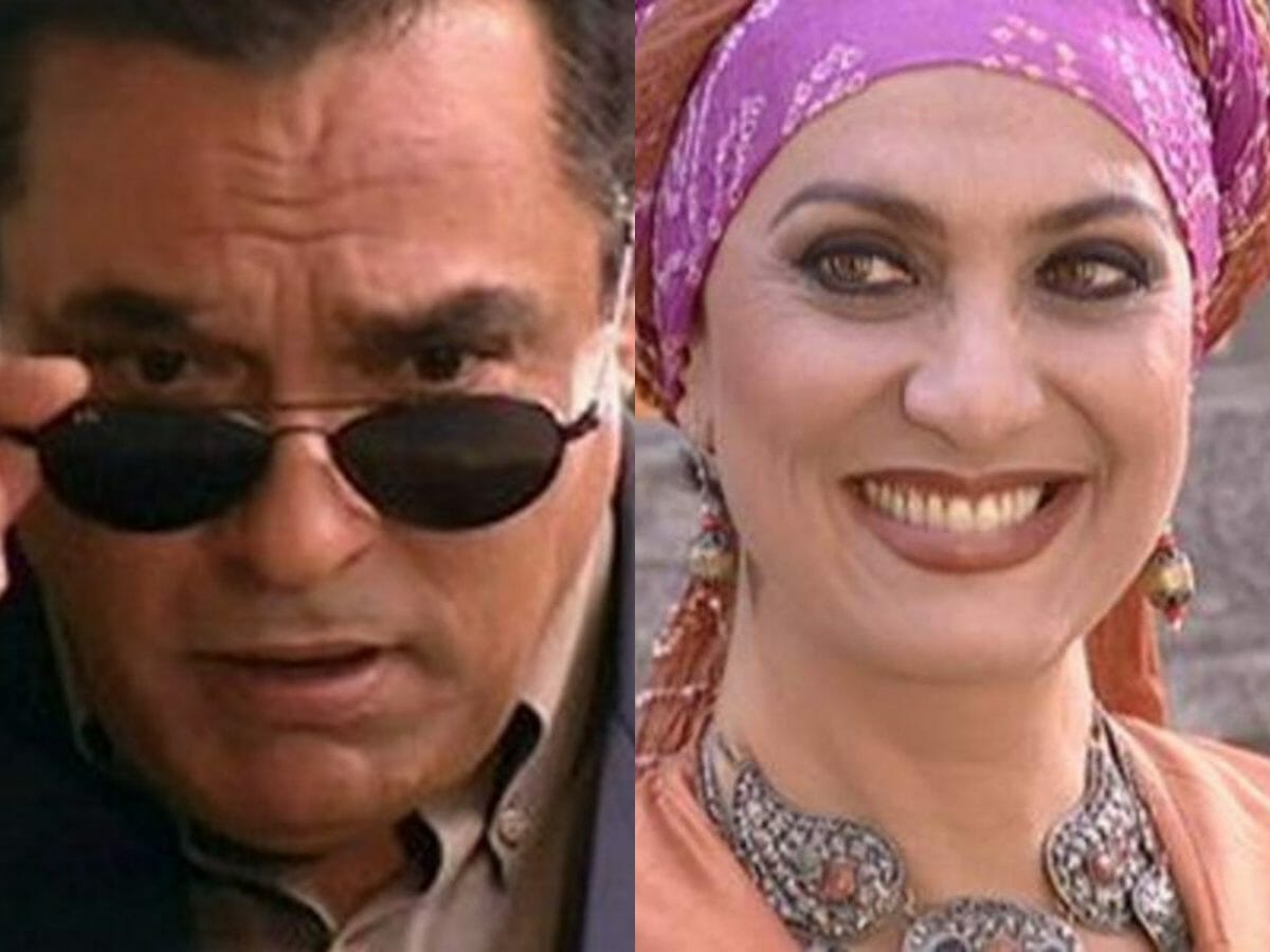 Edvaldo (Roberto Bonfim) e Nazira (Eliane Giardini) em O Clone (Reprodução)