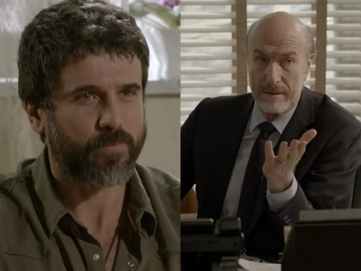 Gael (Eriberto Leão) e Heideguer (Odilon Wagner) de Malhação Sonhos