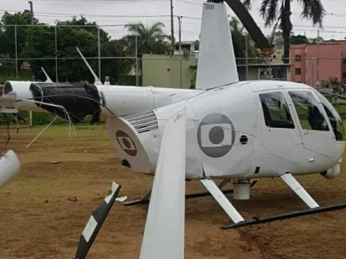 Helicóptero da Globo