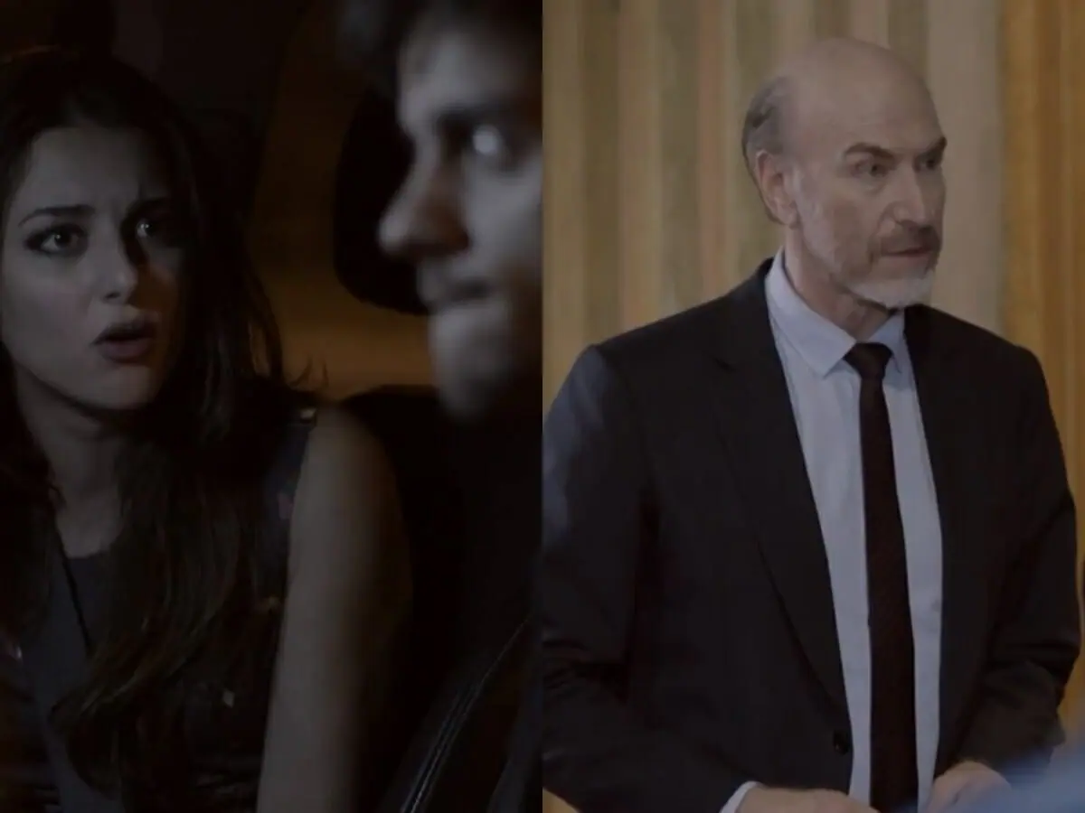 Jade (Anaju Dorigon), Cobra (Felipe Simas) e Heideguer (Odilon Wagner) de Malhação Sonhos