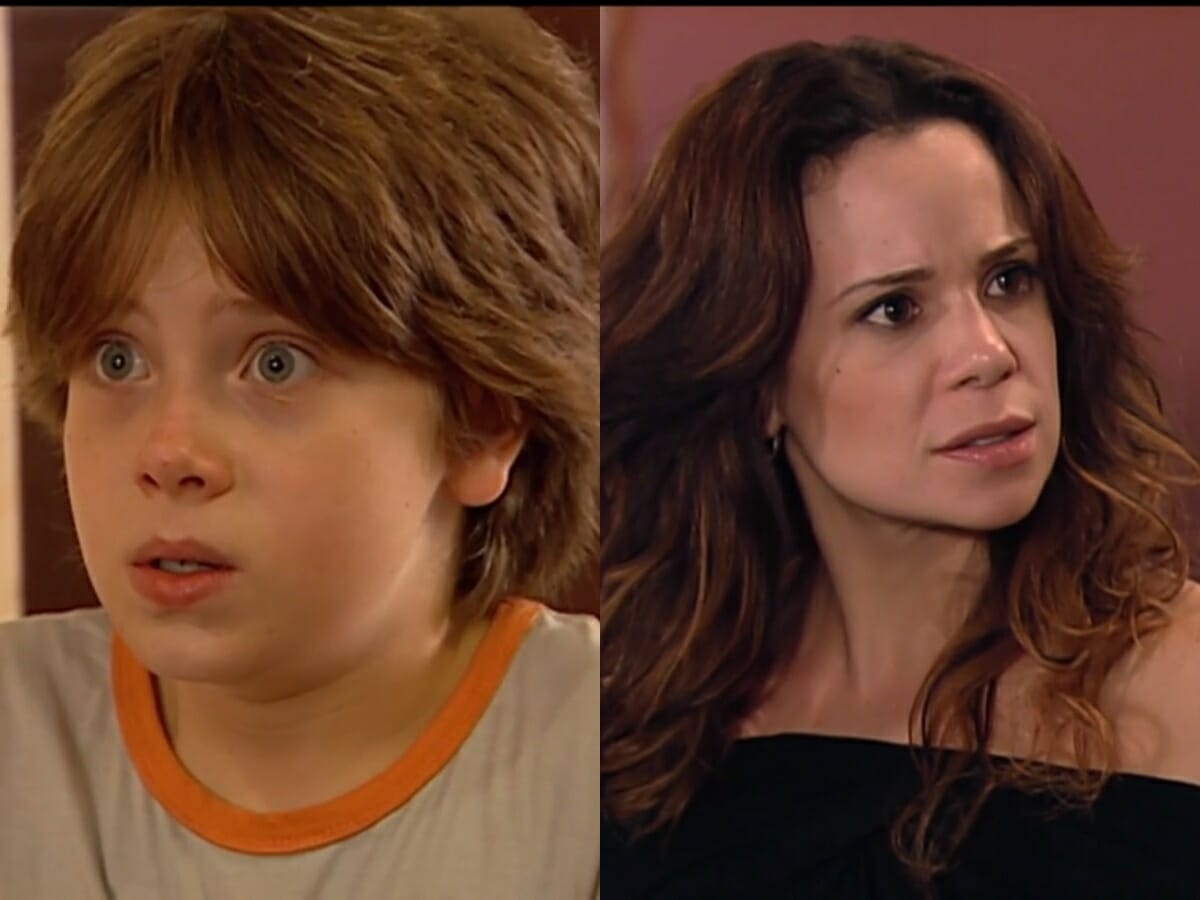 Joãozinho (Pedro Malta) e Elza (Vanessa Gerbelli) de Prova de Amor