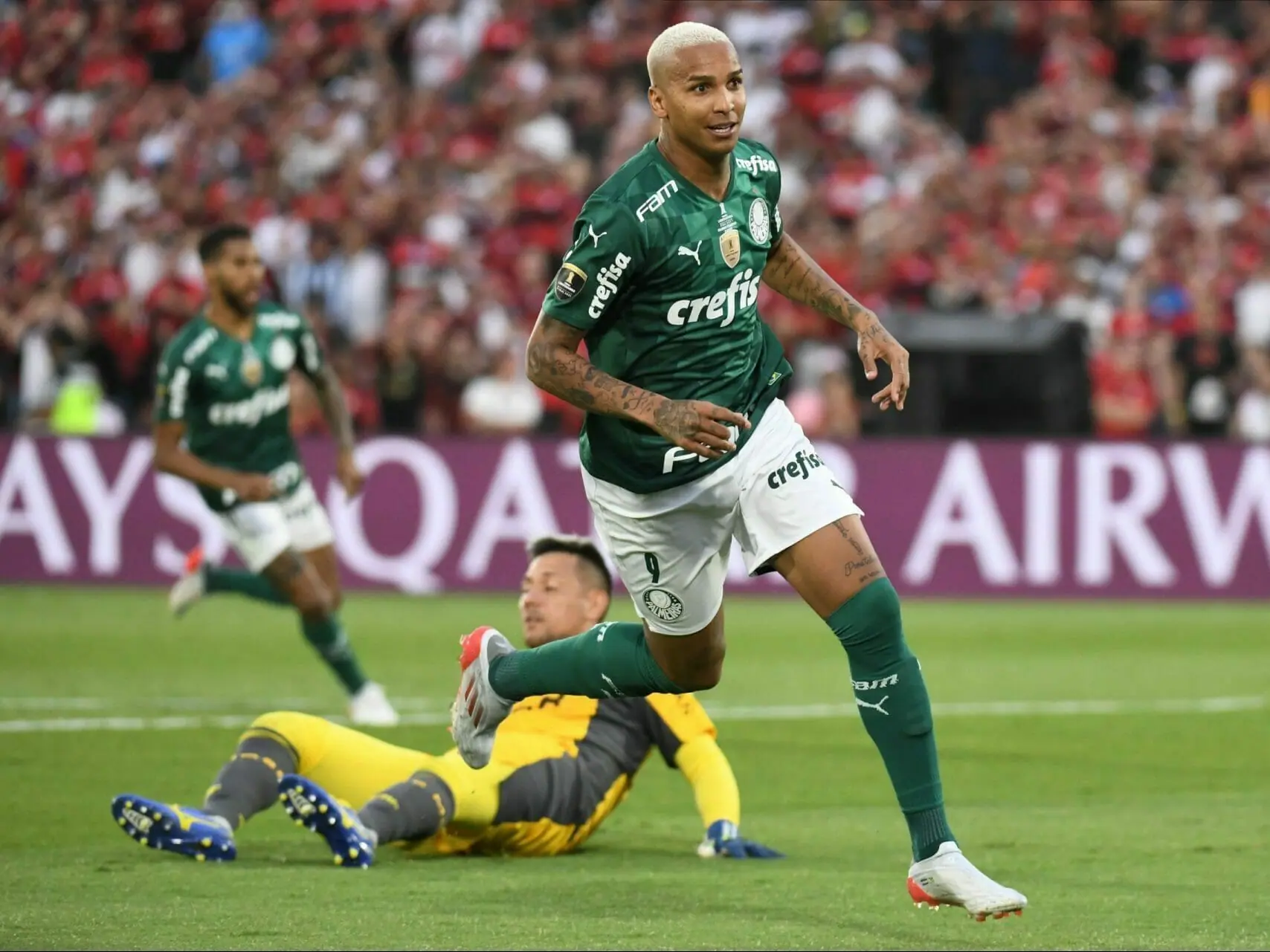 Jogador Deyverson do Palmeiras