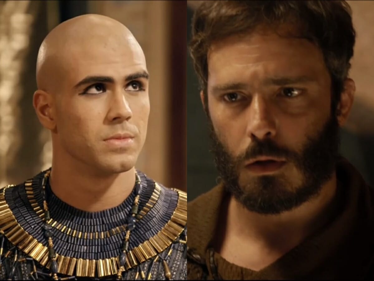 José (Juliano Laham) e Judá (Thiago Rodrigues) de Gênesis
